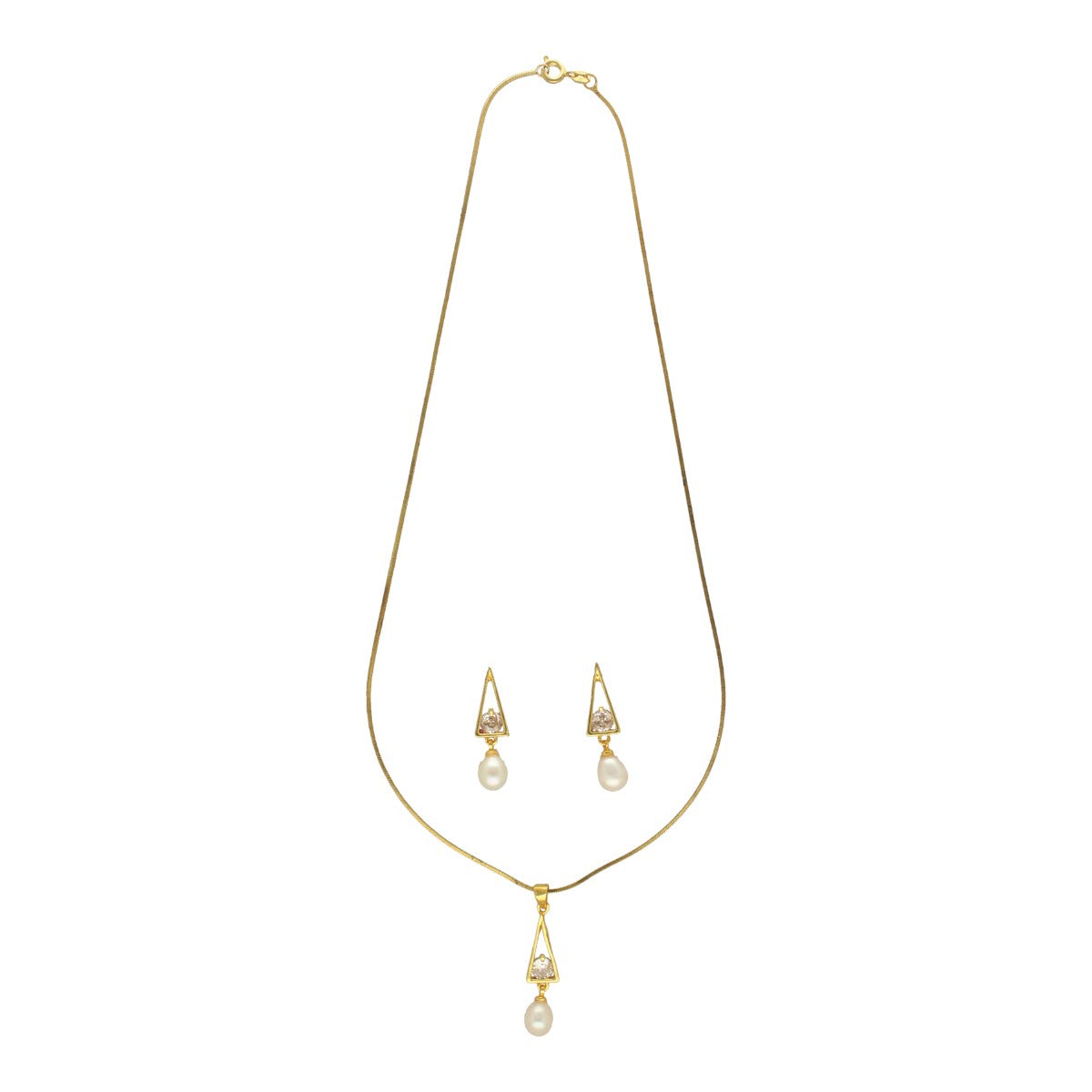 J Pearls Trellis Pearl Pendant Set | Grocsy