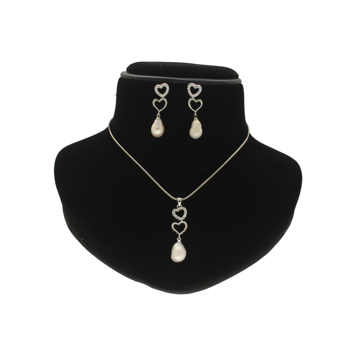 J Pearls Adora Pearl Pendant Set | Grocsy
