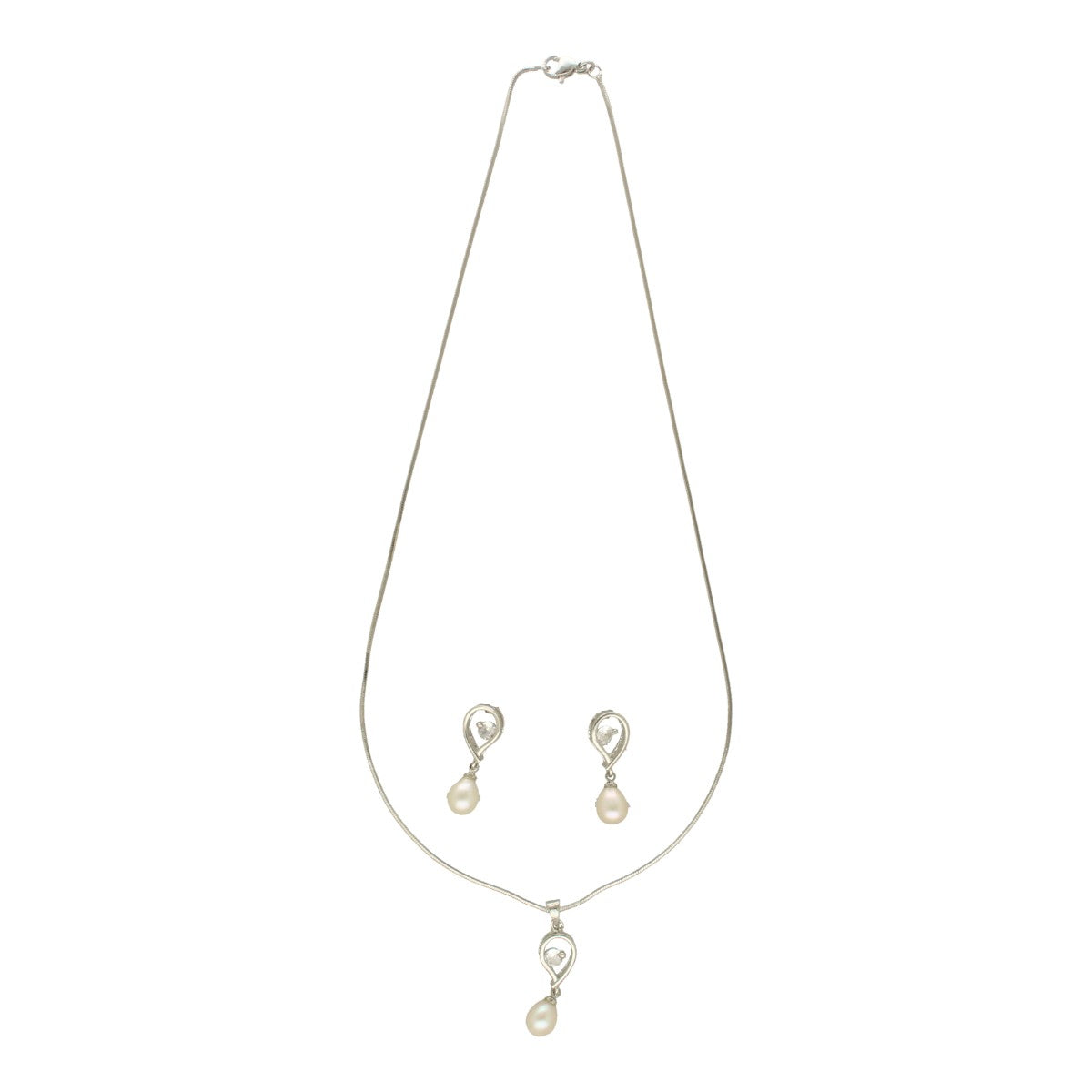 J Pearls Amora Pearl Pendant Set | Grocsy