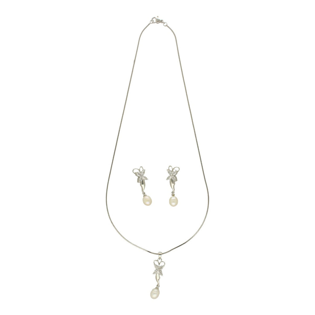 J Pearls Mylah Pearl Pendant Set | Grocsy
