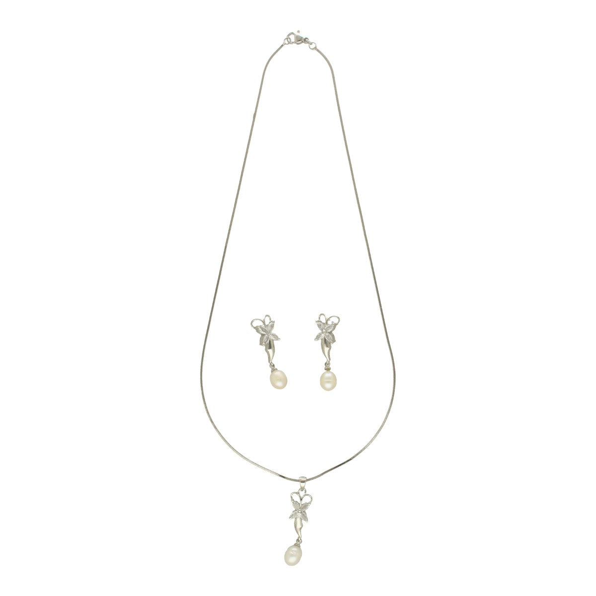 J Pearls Mylah Pearl Pendant Set | Grocsy
