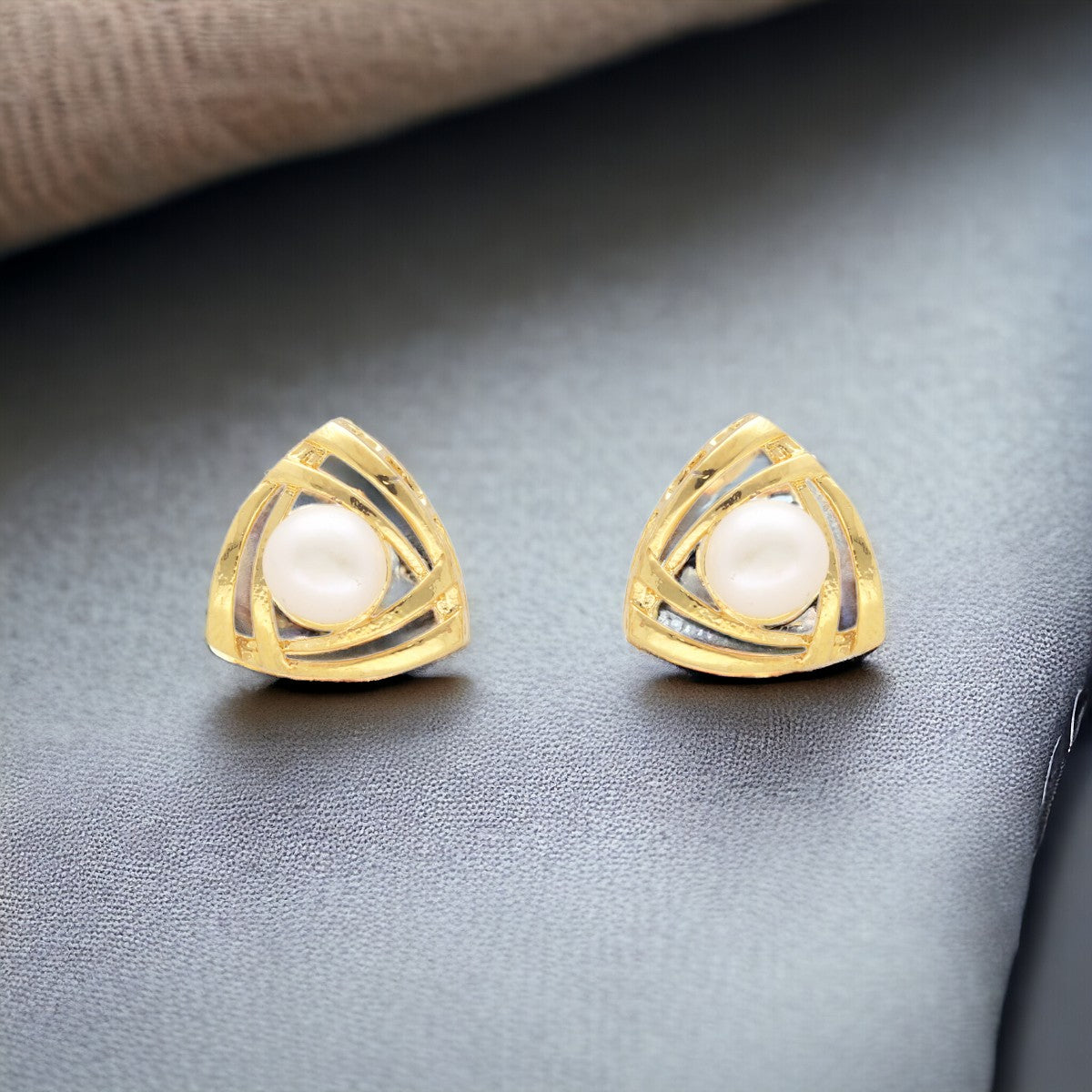 J Pearls Elegance Combo Of 4Pair Earrings