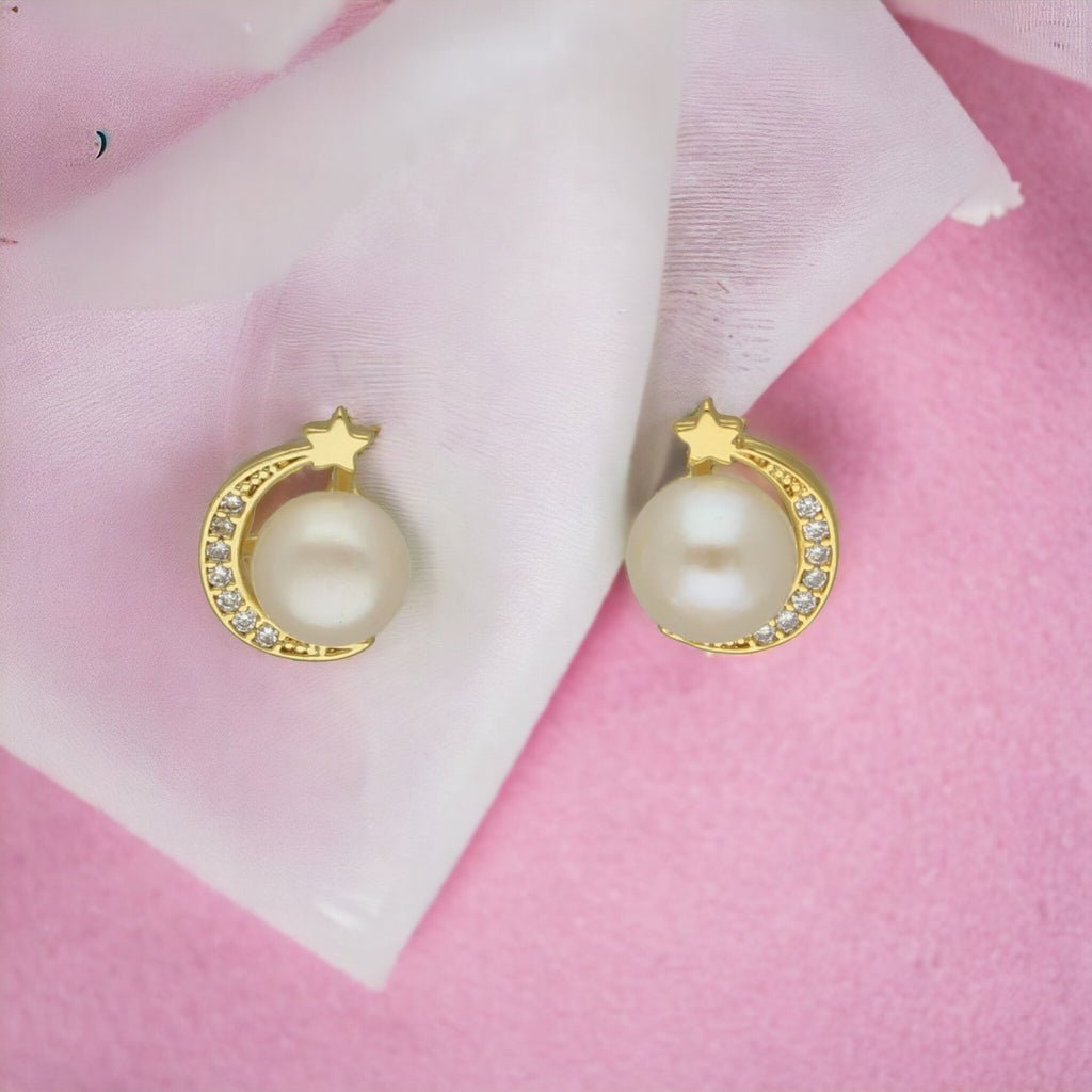 J Pearls Elegance Combo Of 4Pair Earrings