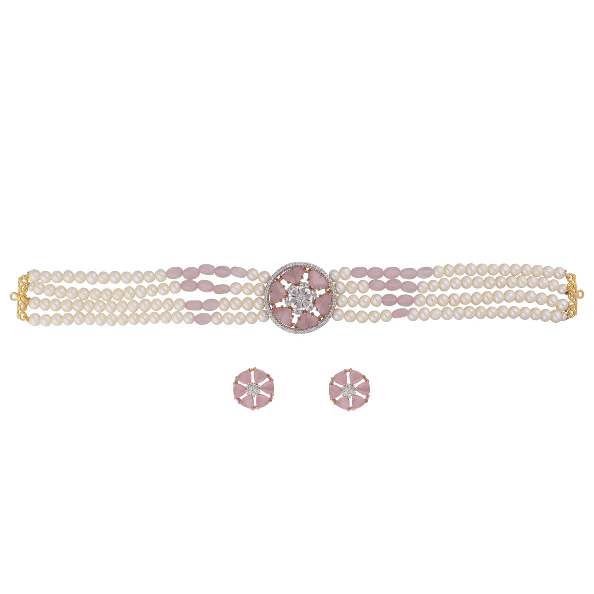 J Pearls Gajara Pearl Choker - Real Pearl Jewelry | Grocsy