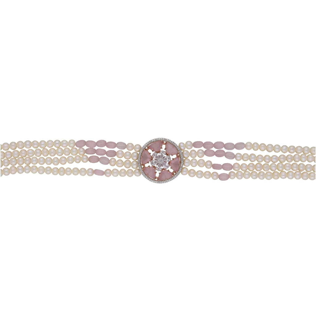 J Pearls Gajara Pearl Choker - Real Pearl Jewelry | Grocsy