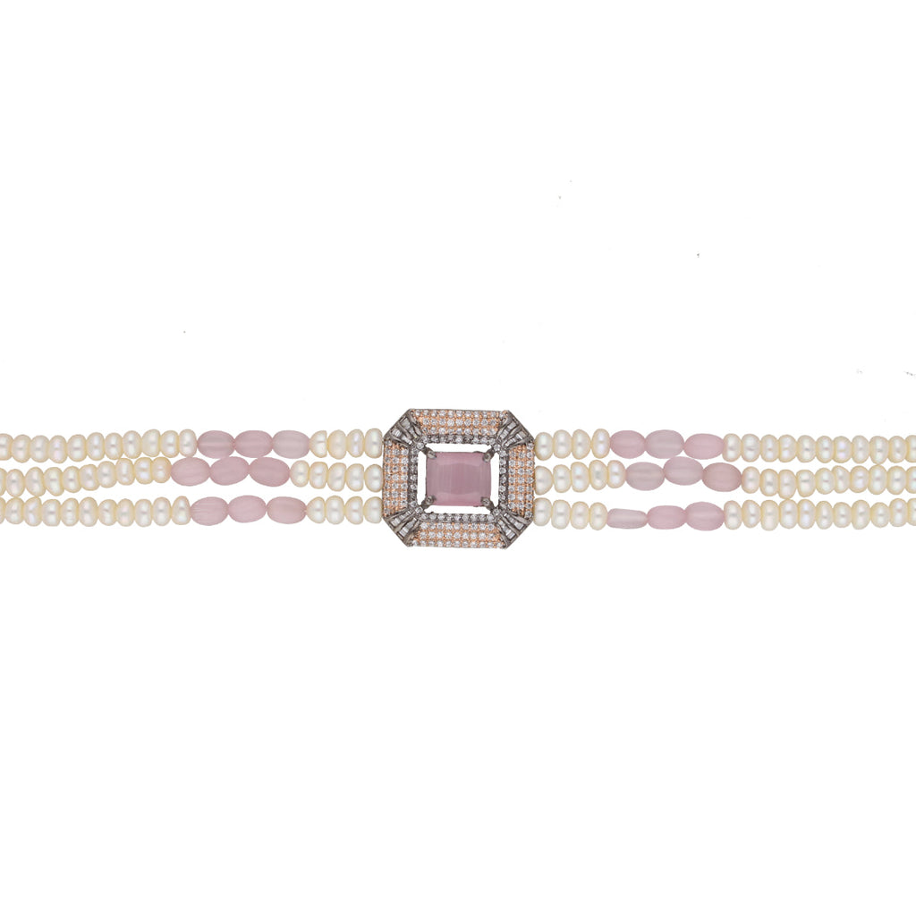 J Pearls Jaagruthi Pearl Choker - Real Pearl Jewelry | Grocsy