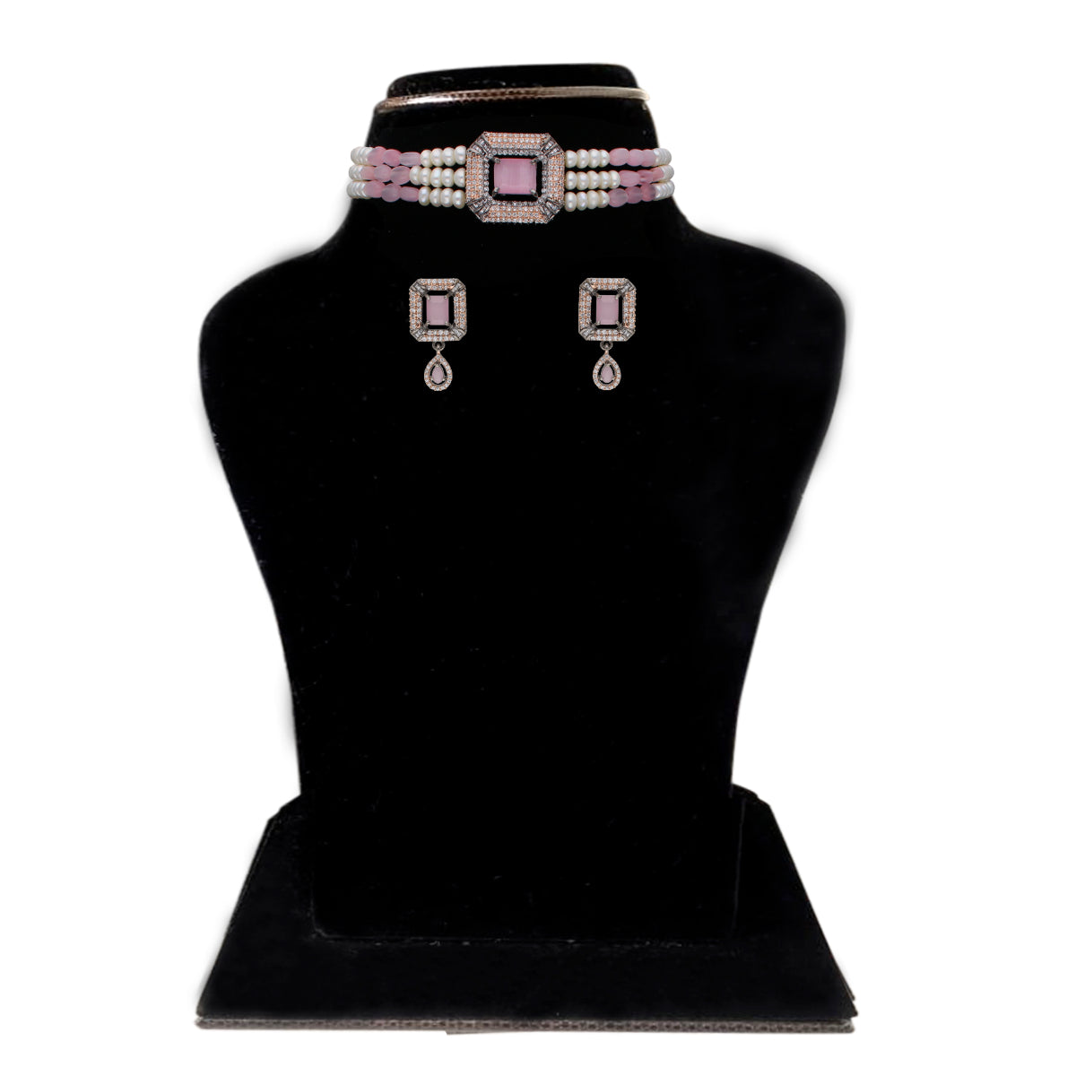 J Pearls Jaagruthi Pearl Choker - Real Pearl Jewelry | Grocsy