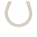 J Pearls Eeshani 2 Lines Pearl Necklaces - Real Pearl Jewelry | Grocsy