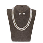 J Pearls Eeshani 2 Lines Pearl Necklaces - Real Pearl Jewelry | Grocsy