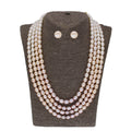 J Pearls Tulsi 4 Lines Pearl Necklaces - Real Pearl Jewelry | Grocsy