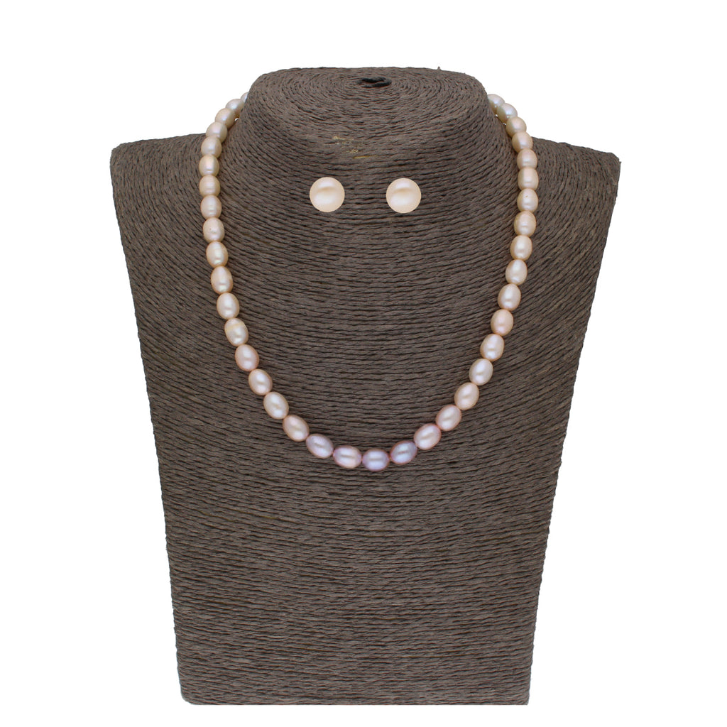 J Pearls Baani 1 Line Pearl Necklaces - Real Pearl Jewelry | Grocsy