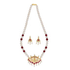 J Pearls Dheyanshi 1 Line Round Pearl Necklaces - Real Pearl Jewelry | Grocsy