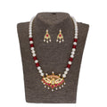 J Pearls Dheyanshi 1 Line Round Pearl Necklaces - Real Pearl Jewelry | Grocsy