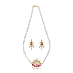 J Pearls Fancy 1 Line Oval Pearl Necklaces - Real Pearl Jewelry | Grocsy