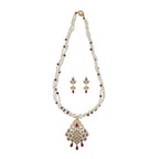 J Pearls Gamini 3 Lines Seed Pearl Necklaces - Real Pearl Jewelry | Grocsy