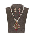 J Pearls Gamini 3 Lines Seed Pearl Necklaces - Real Pearl Jewelry | Grocsy