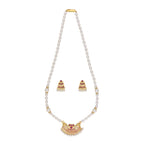 J Pearls Heena 1 Line Round Pearl Necklaces - Real Pearl Jewelry | Grocsy