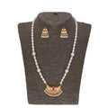 J Pearls Heena 1 Line Round Pearl Necklaces - Real Pearl Jewelry | Grocsy