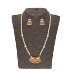 J Pearls Heena 1 Line Round Pearl Necklaces - Real Pearl Jewelry | Grocsy