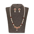 J Pearls Januja 1 Line Round Pearl Necklaces - Real Pearl Jewelry | Grocsy