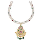 J Pearls Kashika 2 Lines Round Pearl Necklaces - Real Pearl Jewelry | Grocsy