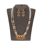 J Pearls Lajita 2 Lines Oval Pearl Necklaces - Real Pearl Jewelry | Grocsy