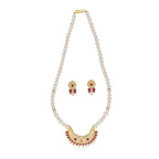 J Pearls Ehani 1 Line Oval Pearl Necklaces - Real Pearl Jewelry | Grocsy