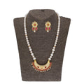 J Pearls Ehani 1 Line Oval Pearl Necklaces - Real Pearl Jewelry | Grocsy