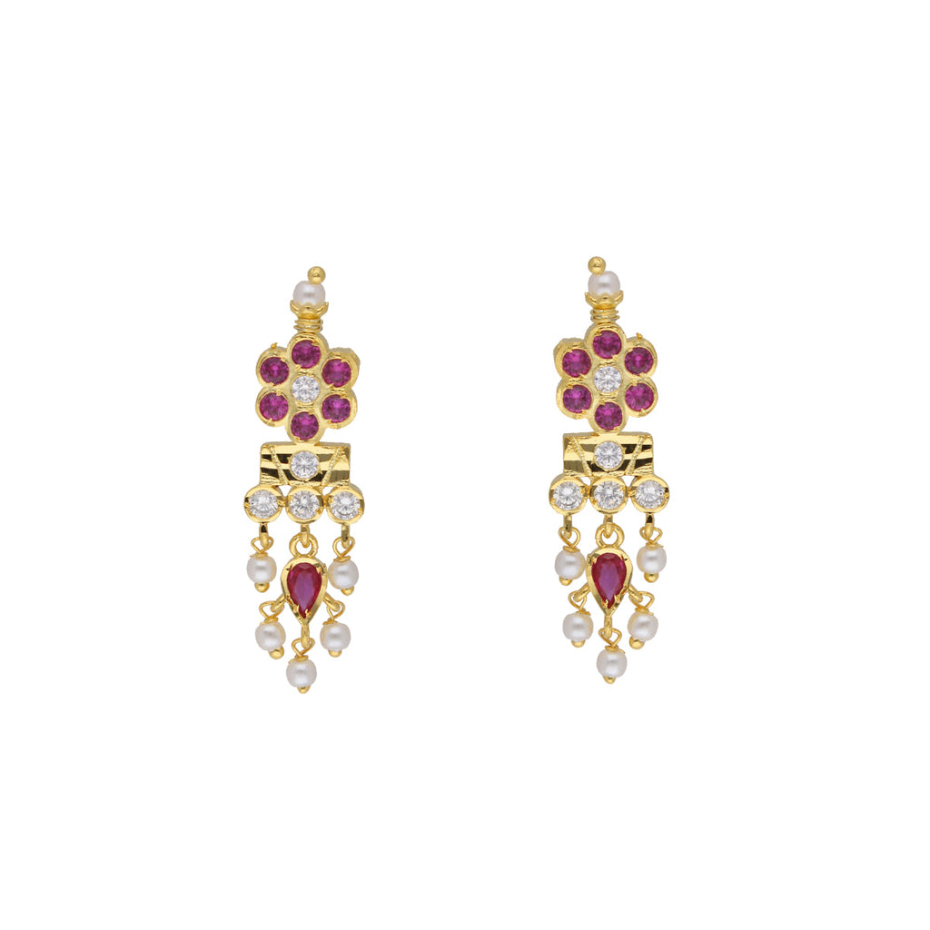 J Pearls Raksha 1 Line Round Pearl Necklaces - Real Pearl Jewelry | Grocsy