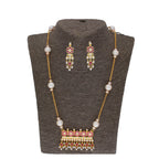 J Pearls Raksha 1 Line Round Pearl Necklaces - Real Pearl Jewelry | Grocsy