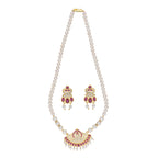 J Pearls Tulsi 1 Line Round Pearl Necklaces - Real Pearl Jewelry | Grocsy