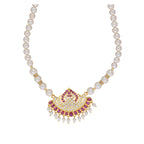 J Pearls Tulsi 1 Line Round Pearl Necklaces - Real Pearl Jewelry | Grocsy