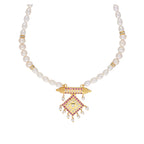 J Pearls Yochana 1 Line Round Pearl Necklaces - Real Pearl Jewelry | Grocsy
