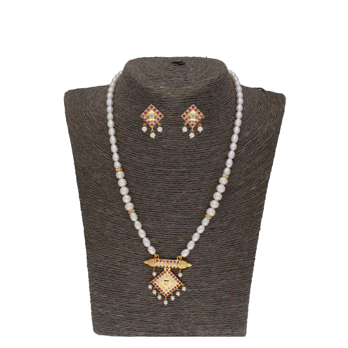 J Pearls Yochana 1 Line Round Pearl Necklaces - Real Pearl Jewelry | Grocsy