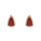 J Pearls Abeedha 1 Line Button Pearl Set - Real Pearl Jewelry