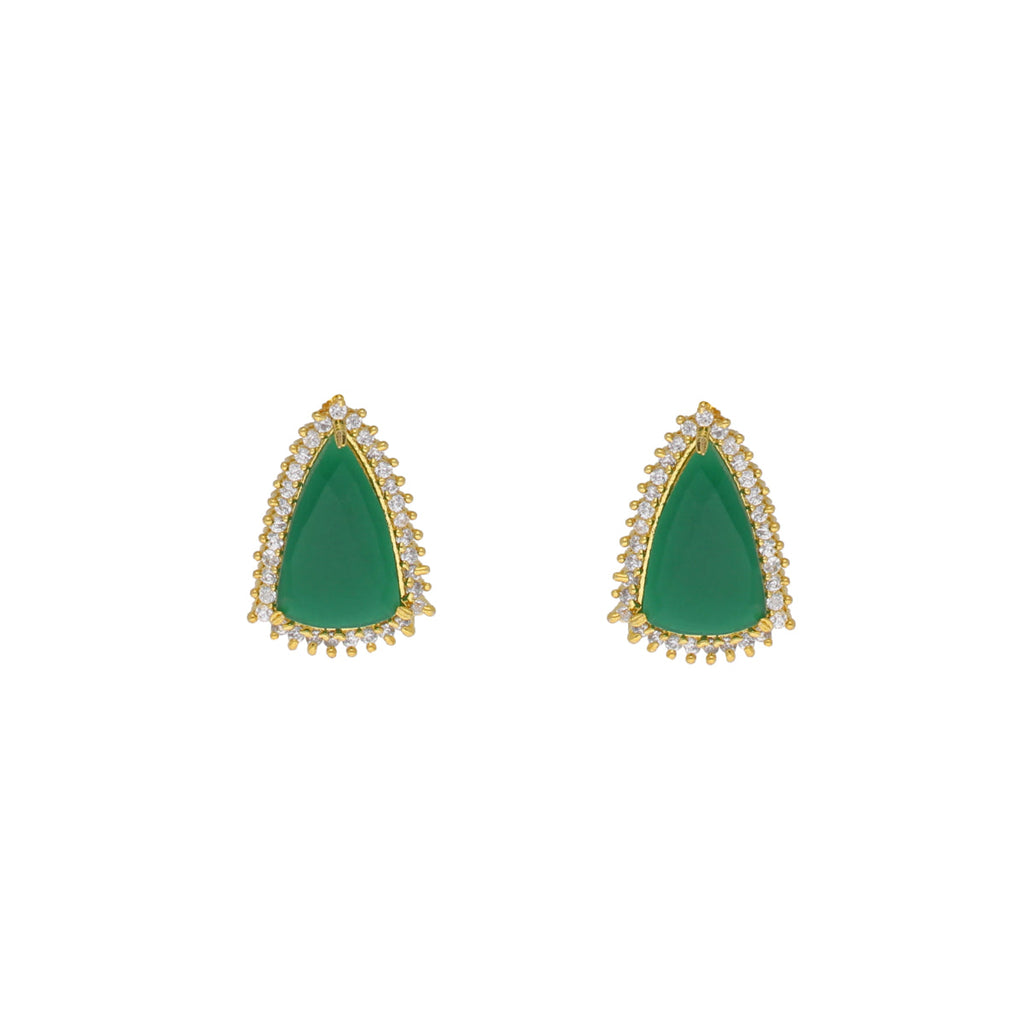 J Pearls Saanvi 1 Line Oval Pearl Set - Real Pearl Jewelry