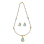 J Pearls Cancala 1 Line Button Pearl Set - Real Pearl Jewelry | Grocsy