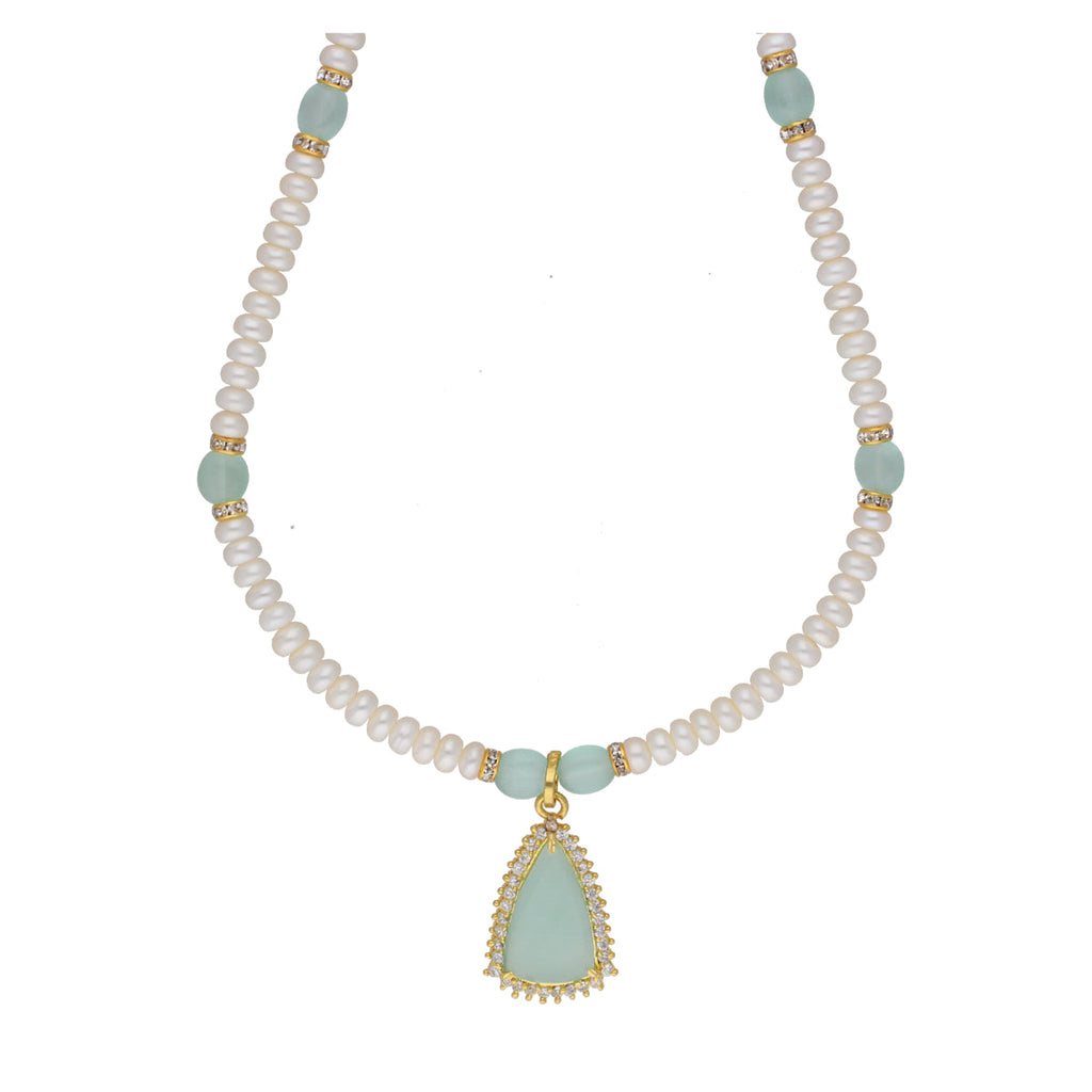 J Pearls Cancala 1 Line Button Pearl Set - Real Pearl Jewelry | Grocsy