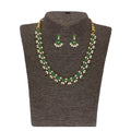 J Pearls Lopa 1 Line Oval Necklace Set - Real Pearl Jewelry | Grocsy