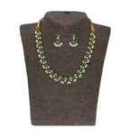 J Pearls Lopa 1 Line Oval Necklace Set - Real Pearl Jewelry | Grocsy