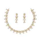 J Pearls Zara 1 Line Necklace Set - Real Pearl Jewelry