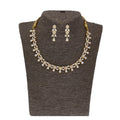 J Pearls Zara 1 Line Necklace Set - Real Pearl Jewelry
