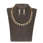 J Pearls Zara 1 Line Necklace Set - Real Pearl Jewelry