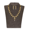 J Pearls Baasima 1 Line Necklace Set - Real Pearl Jewelry
