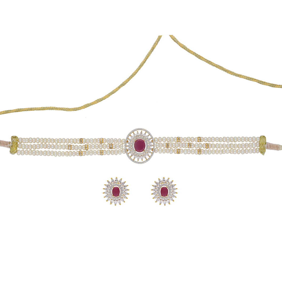 J Pearls Kashvi Pearl Choker - Real Pearl Jewelry | Grocsy