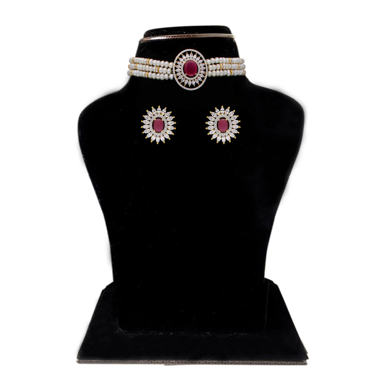 J Pearls Kashvi Pearl Choker - Real Pearl Jewelry | Grocsy
