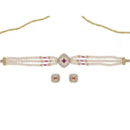 J Pearls Falguni Pearl Choker - Real Pearl Jewelry | Grocsy