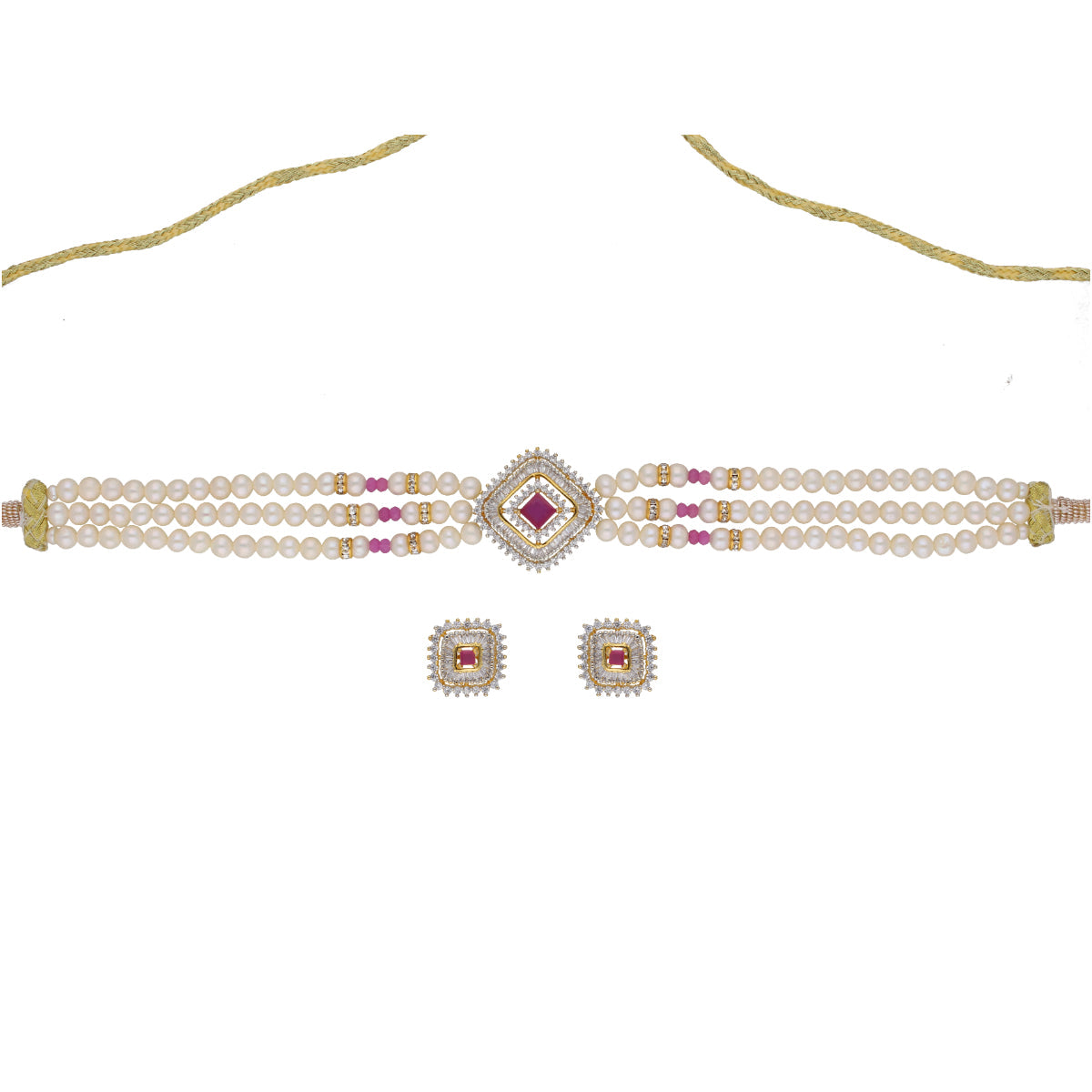 J Pearls Falguni Pearl Choker - Real Pearl Jewelry | Grocsy