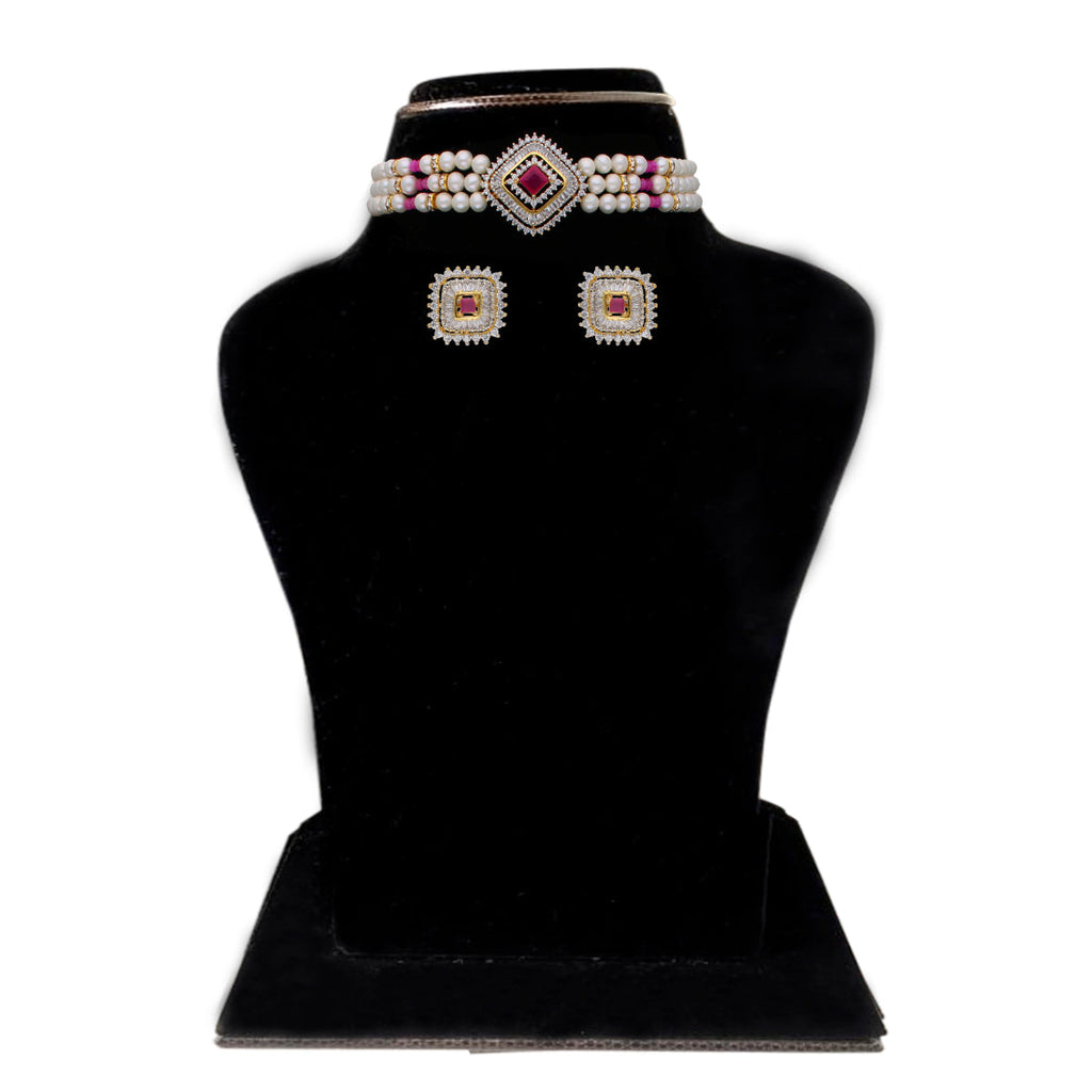J Pearls Falguni Pearl Choker - Real Pearl Jewelry | Grocsy