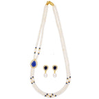 J Pearls Striking 2 String Necklace Set - Real Pearl Jewelry | Grocsy
